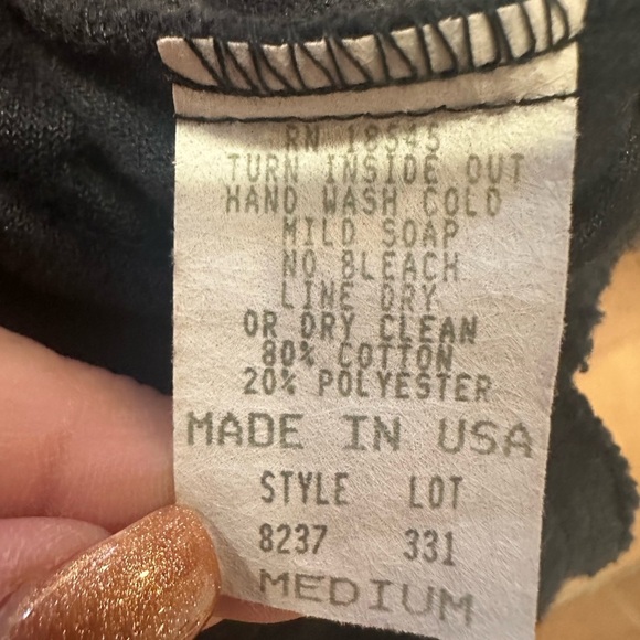 Vintage Kathleen Usherwood for Periphery Velvet Maxi Dress M USA Boho Glam - Picture 10 of 10